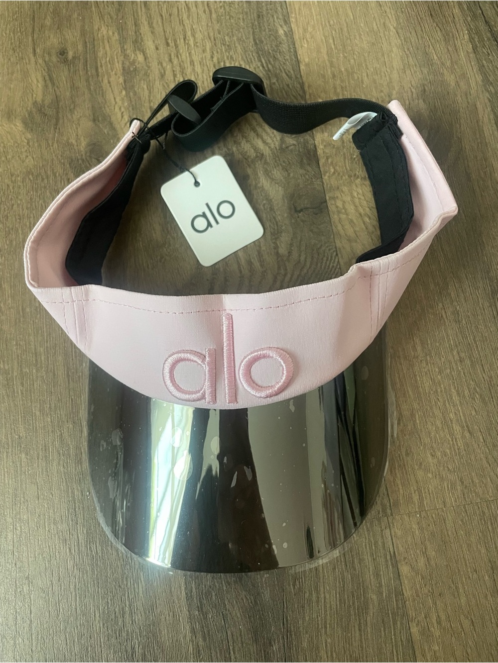 ALO Yoga Pink Visor with Clear Smoke Shield